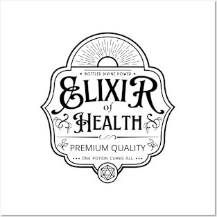 Elixir of Health: Black Version Posters and Art